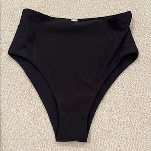 Lululemon Black High-Waisted Swim Bottoms